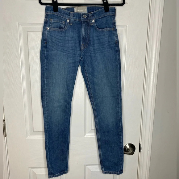 EVERLANE Mid-Rise Skinny Medium Wash Jean Size 24 - Picture 4 of 6